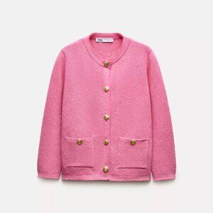 NWT Zara smooth knit cardigan Size S
